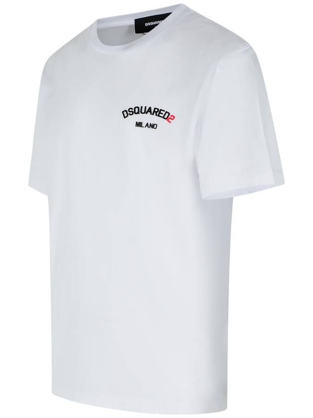 DSQUARED2 White Cotton T-Shirt - DSQUARED2 - BALAAN 2