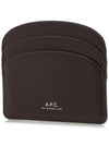 Demi Lune Card Wallet Brown - A.P.C. - BALAAN 3