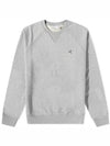 Grey Fox Head Patch Classic Sweatshirt Grey Melange - MAISON KITSUNE - BALAAN 2