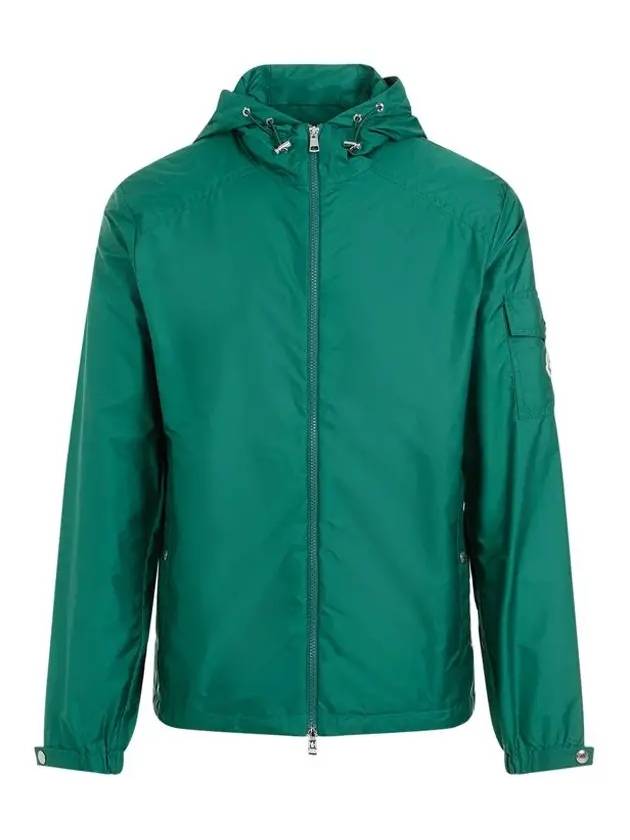 Etiache Rain Hooded Zip Up Emerald Green - MONCLER - BALAAN 3