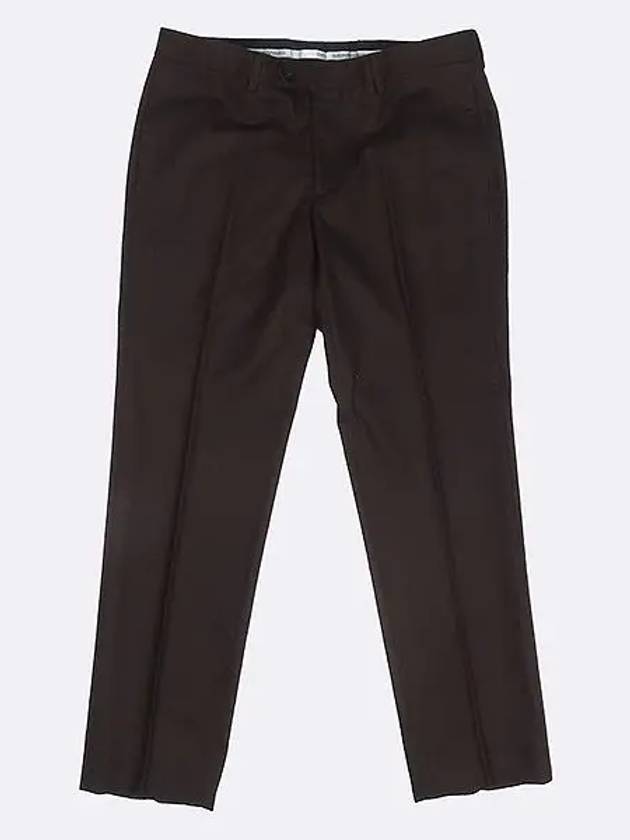 Armani dark brown color wool blend men s suit pants 50 - GIORGIO ARMANI - BALAAN 1