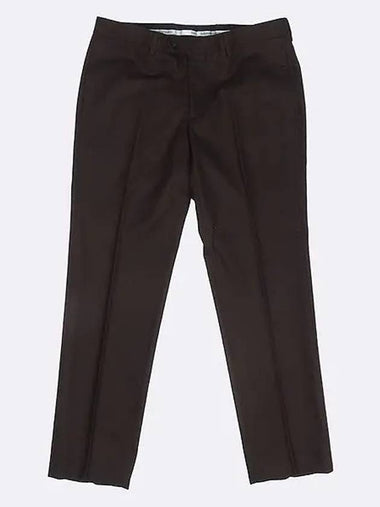 Armani dark brown color wool blend men s suit pants 50 - GIORGIO ARMANI - BALAAN 1