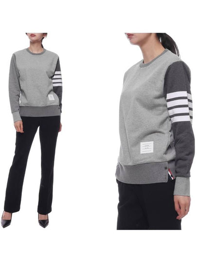 4 Bar Striped Knit Top Grey - THOM BROWNE - BALAAN 2