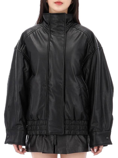 High Neck Bomber Jacket Black - ACNE STUDIOS - BALAAN 2