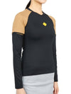 Women's Sienna Slim Fit Golf Long Sleeve T-Shirt Black - J.LINDEBERG - BALAAN 4