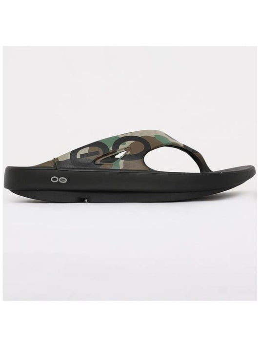 1001 WOODLAND CAMO Men s Sandals Flip flops - OOFOS - BALAAN 2