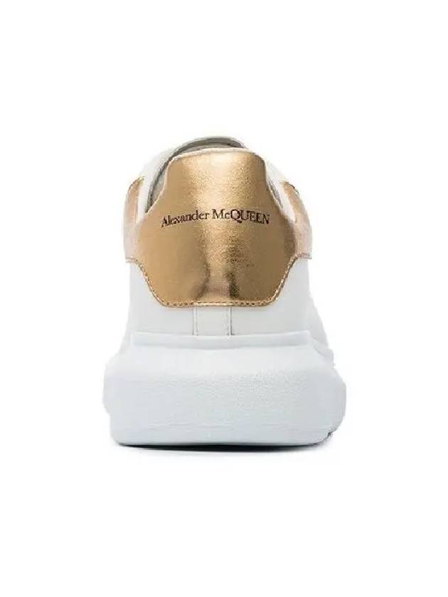 Oversole Gold Tab Low Top Sneakers White - ALEXANDER MCQUEEN - BALAAN 4