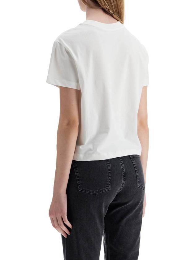 Boxy Rue Madame Short Sleeve T-Shirt White - A.P.C. - BALAAN 5