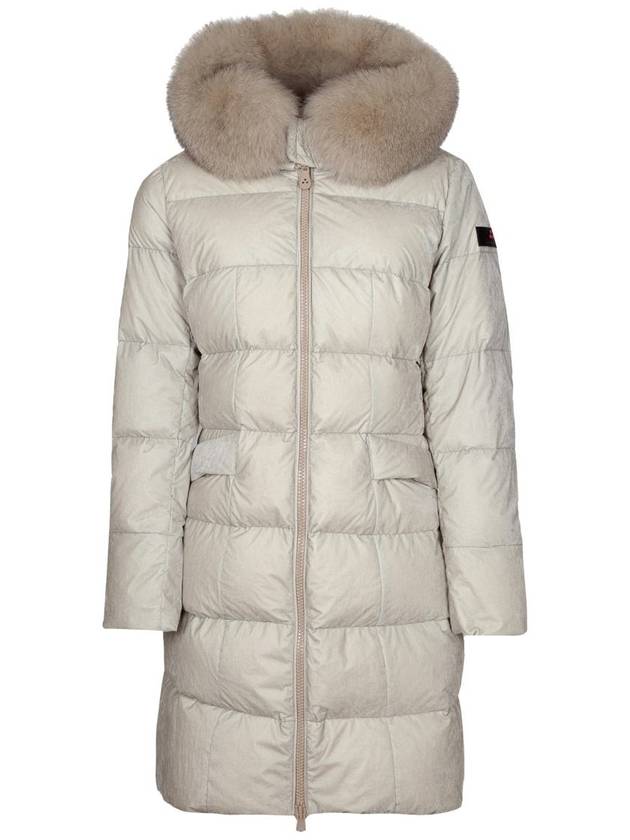 Peuterey Quilted Down Jacket In Nylon Canvas With A Viscose Flock - PEUTEREY - BALAAN 1