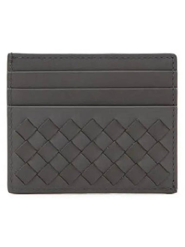 Intrecciato Card Holder Gray 522326V47W11423 1324160 - BOTTEGA VENETA - BALAAN 1