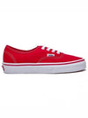 Authentic Low Top Sneakers Red - VANS - BALAAN 2