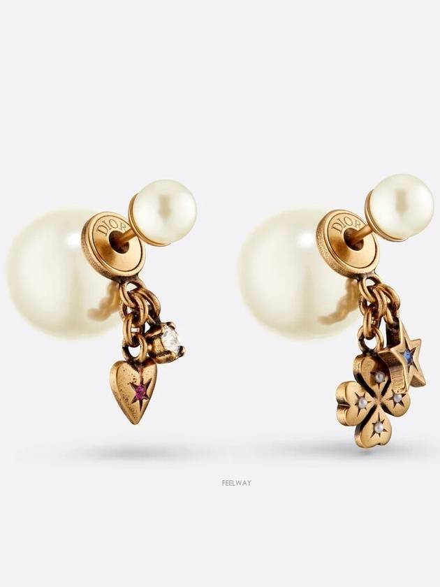 Tribales Earrings Gold - DIOR - BALAAN 2