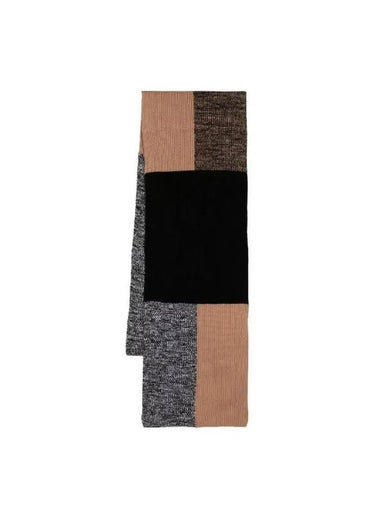 Color block collage merino wool muffler JF006632 0162 - JOSEPH - BALAAN 1