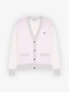 Baby Fox Patch Color Block Cardigan Pale Pink - MAISON KITSUNE - BALAAN 2