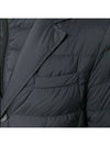 goose down padded jacket dark gray - HERNO - BALAAN.