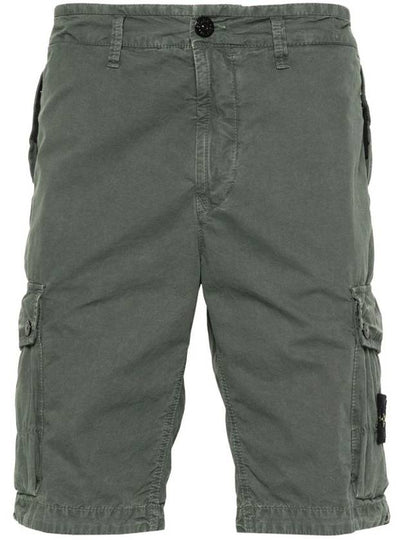 Cargo Bermuda Shorts Green - STONE ISLAND - BALAAN 2