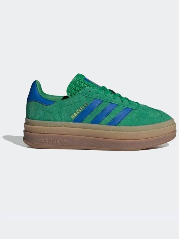 Gazelle Bold Suede Low Top Sneakers Green - ADIDAS - BALAAN 5