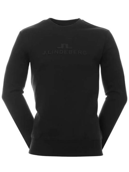 Alpha Crew Neck AMJS09054 9999 Men's Alpha Crew Neck - J.LINDEBERG - BALAAN 2