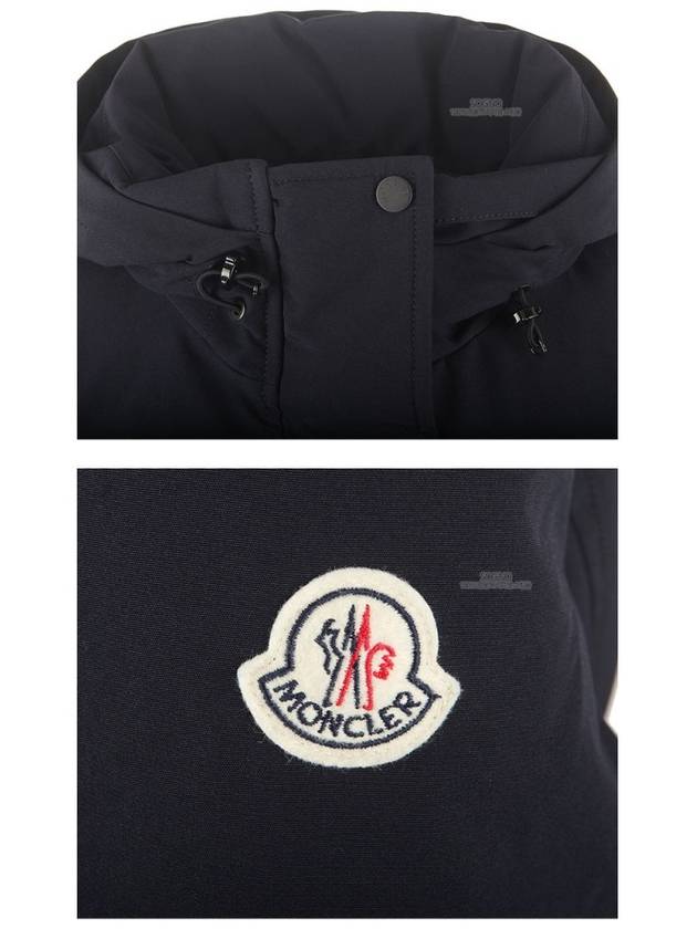 Jaseur hooded long padded jacket navy - MONCLER - BALAAN 7