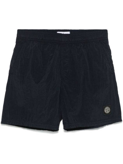 Nylon Metal Econyl Swim Shorts Navy Blue - STONE ISLAND - BALAAN 2