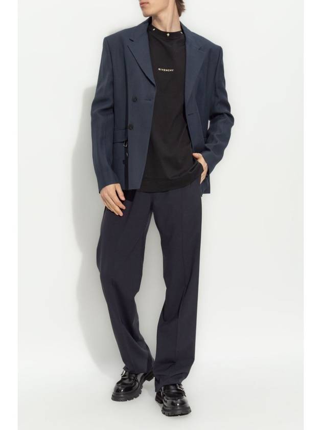 Givenchy Trousers Blue - GIVENCHY - BALAAN 2