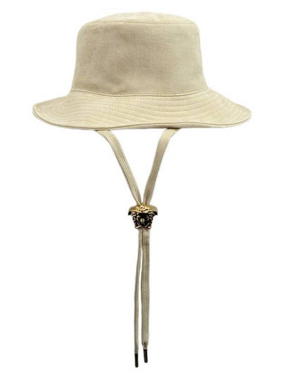 Medusa Drawstring Bucket Hat Beige - VERSACE - BALAAN 2