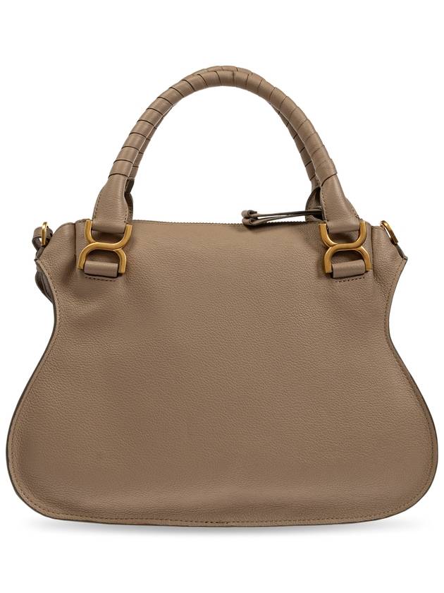 Chloé Handbag Marcie Double Medium, Women's, Beige - CHLOE - BALAAN 3