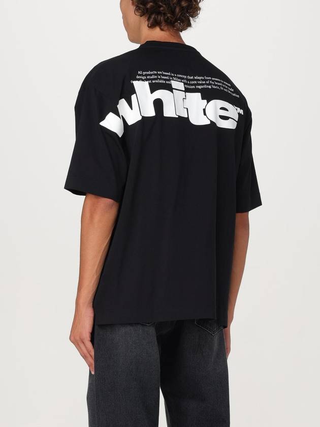 Shared Logo Short Sleeve T-Shirt Black - OFF WHITE - BALAAN 4