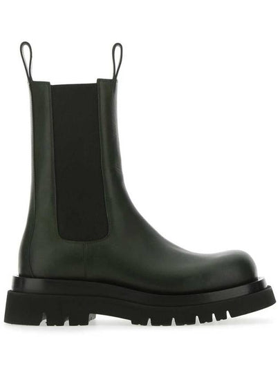 Lug Ankle Chelsea Boots Bottle Green - BOTTEGA VENETA - BALAAN 2