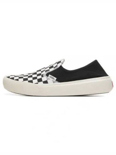 Comfycush One Checkerboard Slip-On Black - VANS - BALAAN 2