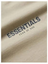 Fear of God Essentials Logo Print Beige Cotton Polo Short Sleeve Shirt - FEAR OF GOD ESSENTIALS - BALAAN 2