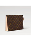 Poche Toilet Monogram Canvas Pouch Bag Brown - LOUIS VUITTON - BALAAN 3