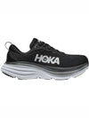 Bondi 8 Low Top Sneakers Black White - HOKA ONE ONE - BALAAN 2