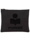 Nettia Mini Clutch Bag Black - ISABEL MARANT - BALAAN 2