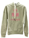 Mansel Logo Cotton Hoodie Light Yellow - ISABEL MARANT ETOILE - BALAAN 3