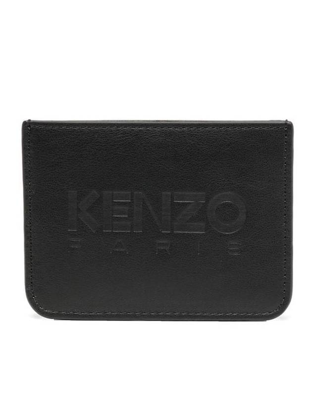 Logo Card Wallet Black - KENZO - BALAAN 1