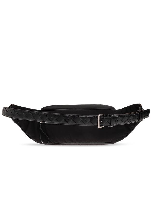 Bottega Veneta Belt Bag With Logo, Men's, Black - BOTTEGA VENETA - BALAAN 3