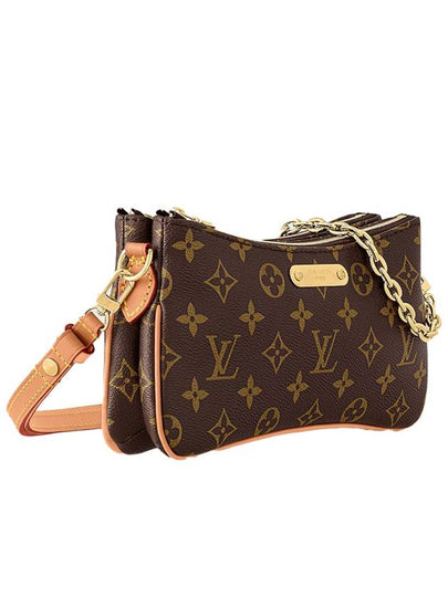 Rib Pochette Monogram Canvas Shoulder Bag Clutch M83008 - LOUIS VUITTON - BALAAN 2