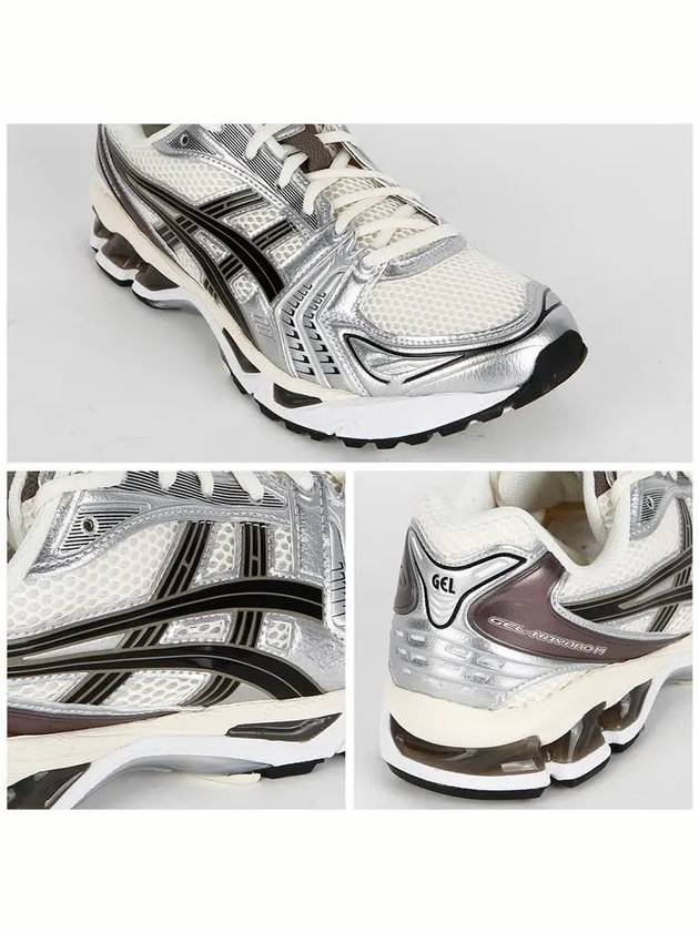 Gel Kayano 14 Low Top Sneakers Cream Black - ASICS - BALAAN 6