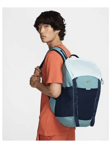 Hike Backpack 27L Denim Turquoise Midnight Navy Vintage Coral DJ9677 464 699412 - NIKE - BALAAN 1