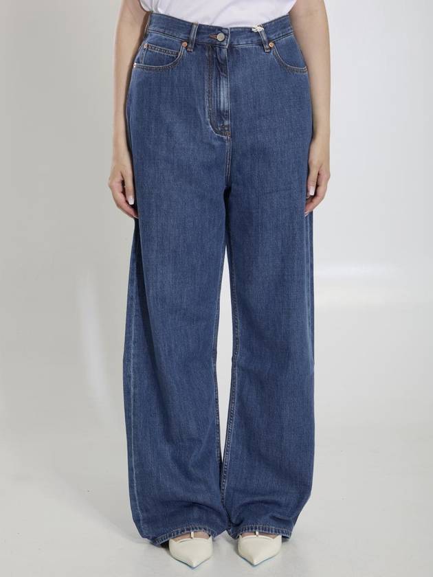 Garavani Denim Jeans Blue - VALENTINO - BALAAN 2