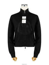 embroidered logo MAGLIA zip-up jacket black - MONCLER - BALAAN 3