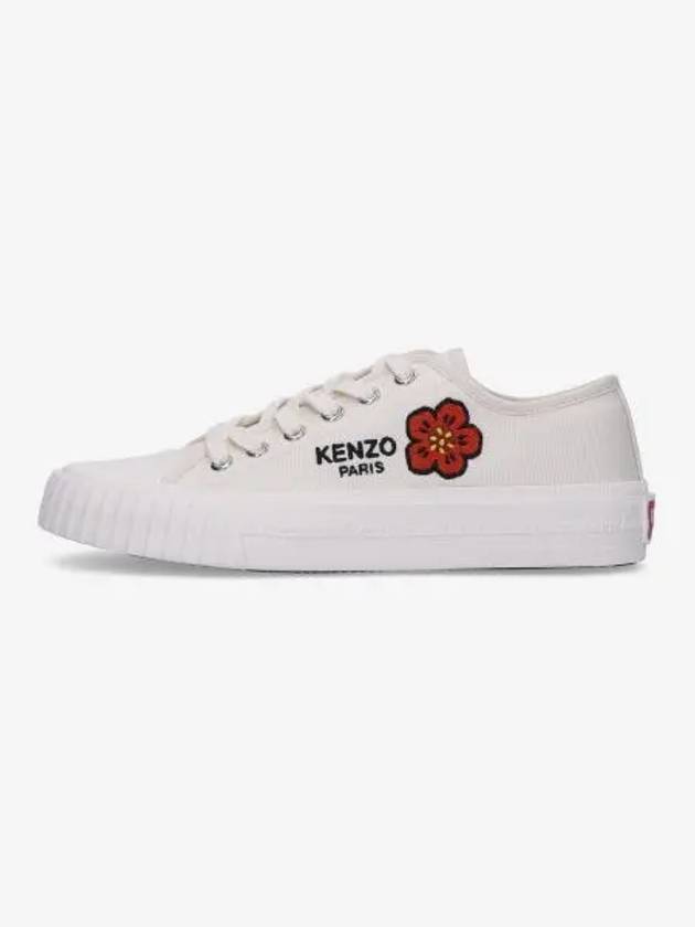 Foxy Canvas Low Top Sneakers White - KENZO - BALAAN 2