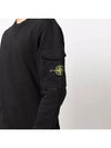 Waffen Patch Zipper Pocket Sweatshirt Black - STONE ISLAND - BALAAN 7