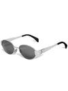 Eyewear Triomphe 01 Metal Sunglasses Grey - CELINE - BALAAN 2