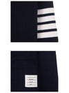 Classic V-Neck 4 Bar Stripe Cardigan Navy - THOM BROWNE - BALAAN 6