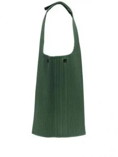 Pleated Shoulder Bag Green - ISSEY MIYAKE - BALAAN 2