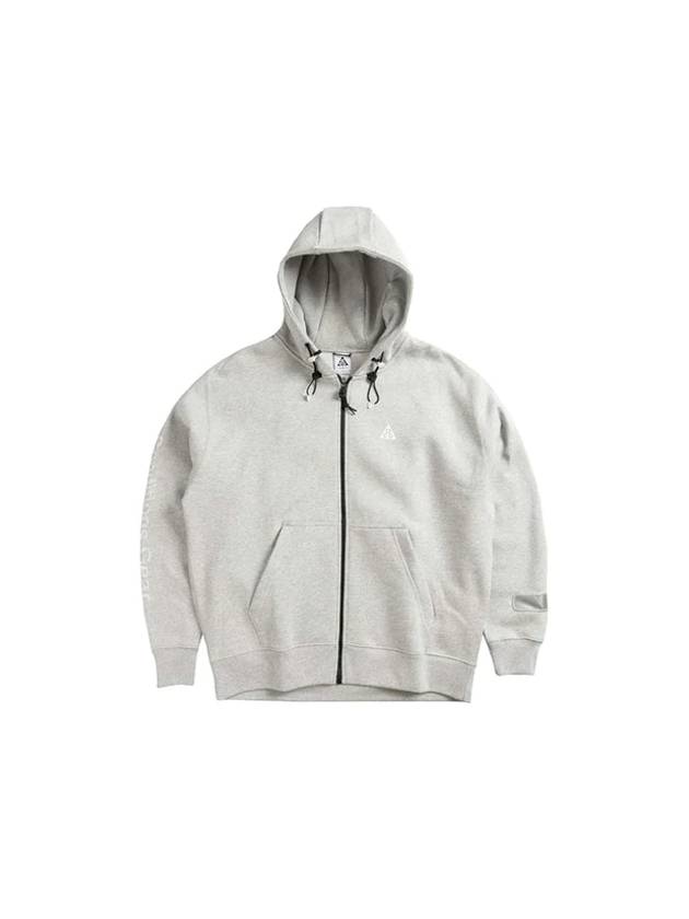 ACG Therma Fit Fleece Zip-Up Hoodie Grey Heather - NIKE - BALAAN 1