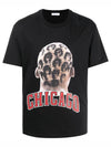 Men's Chicago Player Logo Printing Short Sleeve T-Shirt Black - IH NOM UH NIT - BALAAN 2