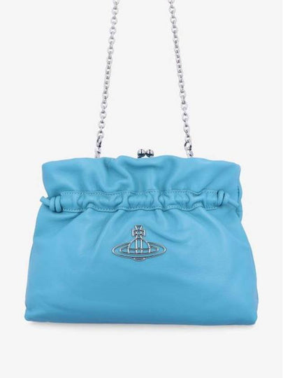 Eva Nappa Leather Bucket Bag Sky Blue - VIVIENNE WESTWOOD - BALAAN 2